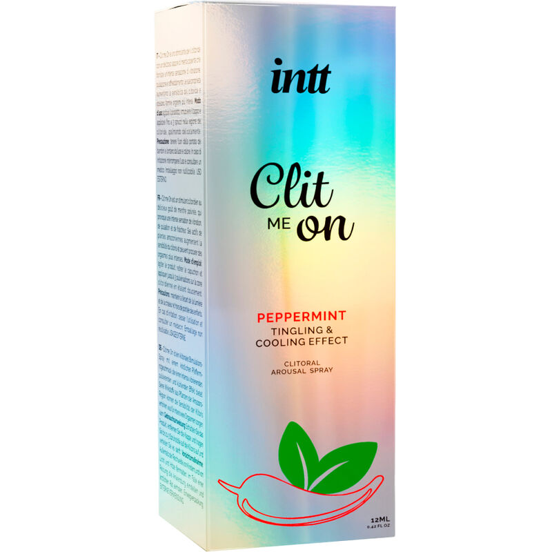 INTT Clit Me On Peppermint Clitoral Arousal Spray 12ml - Boost Sensitivity & Intensity