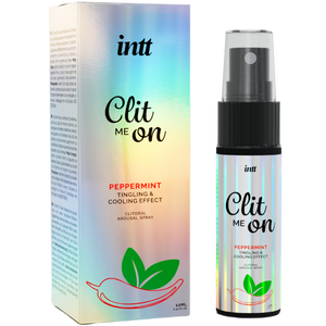 INTT Clit Me On Peppermint 12ml Clitoral Arousal Spray with Cooling Effect and Amazonian Plant Ingredients.
