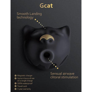 G-VIBE - GCAT МИСТИЧЕСКАЯ ЧЕРНАЯ ПРИСОСКА ДЛЯ КЛИТОРА