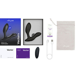 WE-VIBE - VECTOR+ BLACK PROSTATE MASAGER