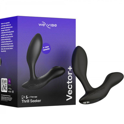 WE-VIBE - VECTOR+ ЧЕРНЫЙ МАССАЖЕР ПРОСТАТЫ