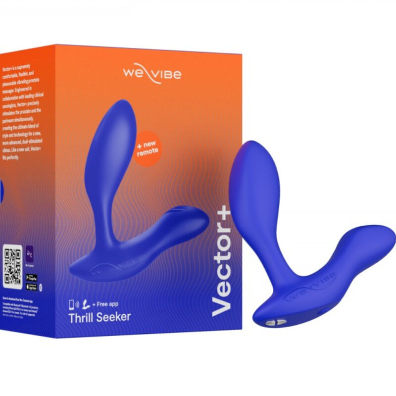 WE-VIBE - VECTOR+ СИНИЙ МАССАЖЕР ПРОСТАТЫ