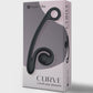 Gliemežu vibe - līknes vibrators melns