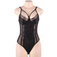 QUEEN LINGERIE - TEDDY DENTELLE NOIRE S/M QUEEN LINGERIE