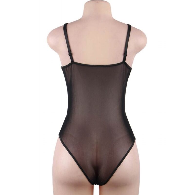 QUEEN LINGERIE - TEDDY DENTELLE NOIRE S/M QUEEN LINGERIE