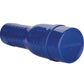 Blue PRIVATE Tube masturbator with ribbed texture for realistic feel.