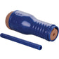 Blue textured masturbator toy with discreet design and removable insert