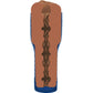 Cutaway view of a realistic textured masturbator sleeve in blue casing