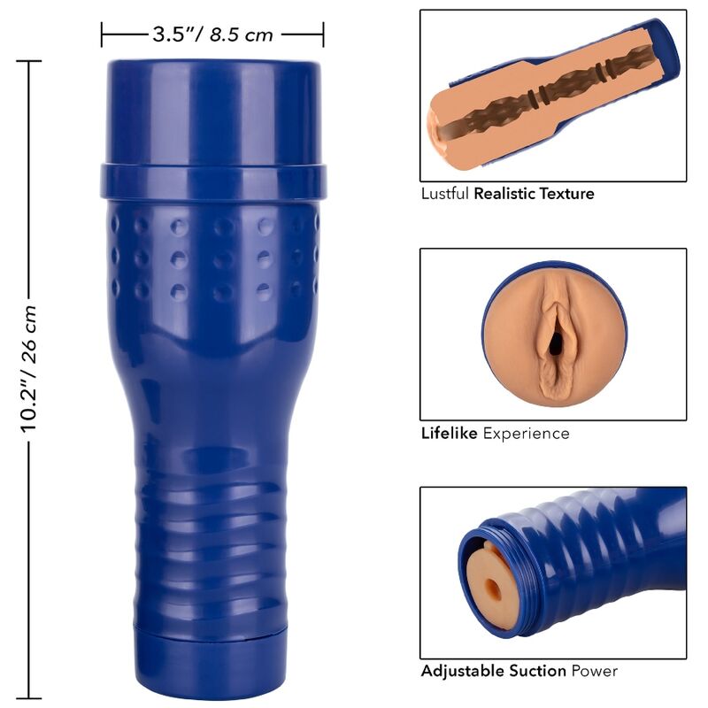 Ginebra Bellucci Pussy Masturbator with realistic interior texture and tight orifice for sensational stimulation.
