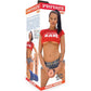 Jolee Love Pussy Masturbator packaging with model image, showcasing product features and realistic design.