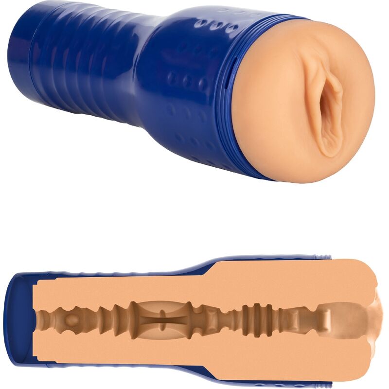 Realistic Jolee Love masturbator with skin-colored texture and tight orifice for ultimate pleasure, featuring unique internal design.