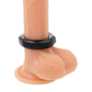 POWERING - SUPER FLEXIBLE AND RESISTANT PENIS RING 5CM PR10 BLACK POWERING