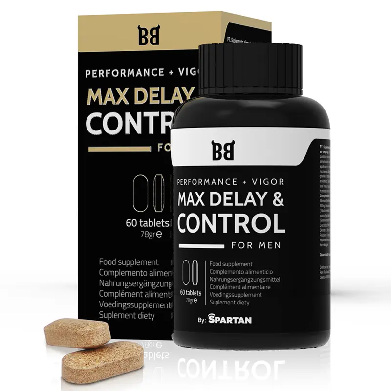 BLACK BULL - MAX DELAY & CONTROL MAXIMUM PERFORMANCE POUR HOMMES 60 CAPSULES - LoveYou.lv