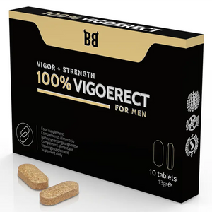 BLACK BULL - 100% VIGOERECT VIGOR + STRENGTH FOR MEN 10 TABLETS - LoveYou.lv