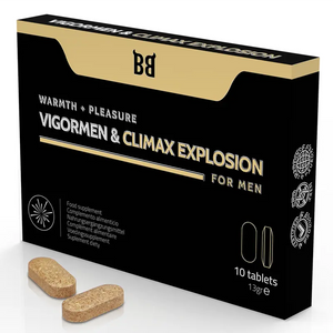 BLACK BULL - VIGORMEN & CLIMAX EXPLOSION GREATER PLEASURE FOR MEN 10 CAPSULES - LoveYou.lv