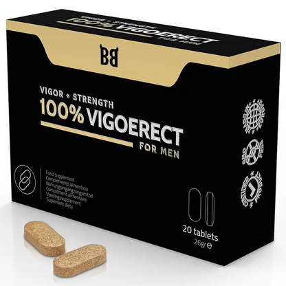 BLACK BULL – 100 % VIGOERECT VIGOR + STÄRKE FÜR MÄNNER 20 TABLETTEN – LoveYou.lv