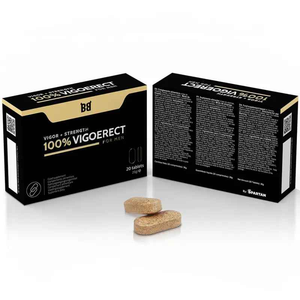 BLACK BULL - 100% VIGOERECT VIGOR + STRENGTH FOR MEN 20 TABLETS - LoveYou.lv
