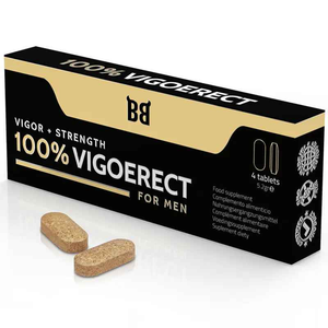 BLACK BULL - 100% VIGOERECT VIGOR + STRENGTH FOR MEN 4 TABLETS - LoveYou.lv