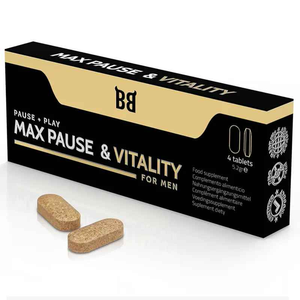 BLACK BULL - MAX PAUSE & VITALITY RETARDANT FOR MEN 4 CAPSULES - LoveYou.lv