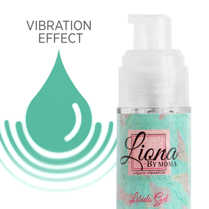 LIONA BY MOMA - ŠĶIDRAIS VIBRATORS LIBIDO GELS 15 ML