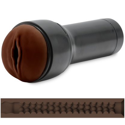 KIIROO - FEEL STROKER MASTURBATOR STIMULATOR - DARK BROWN KIIROO