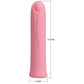 PRETTY LOVE - CURTIS MINI SUPER POWER VIBRATOR 12 РОЗОВЫХ СИЛИКОНОВЫХ ВИБРАЦИИ
