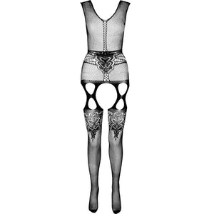 PASSION - ECO COLLECTION BODYSTOCKING ECO BS014 BLACK PASSION WOMAN BODYSTOCKINGS