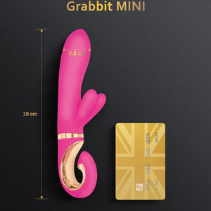 G-VIBE - GRABBIT MINI ROZĀ SILIKONA VIBRATORS
