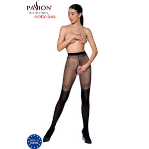 PASSION — TIOPEN 012 BLACK ZEĶbikses 1/2 20/40 DEN