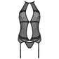 PASSION - CORSET SATARA LIGNE ÉROTIQUE NOIR S/M PASSION FEMME