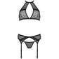 PASSION - SATARA SET EROTIK LINIE SCHWARZ S/M PASSION FRAU SETS