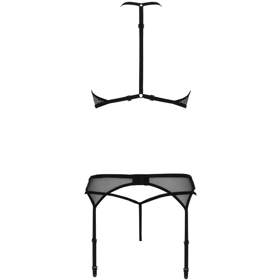 PASSION - SATARA SET EROTIK LINIE SCHWARZ S/M PASSION FRAU SETS