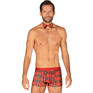 OBSESSIVE - MS MERRILO BOXER SHORTS & BOW TIE XXL/XXXL OBSESSIVE XMAS