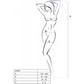 PASSION - BS098 BLACK BODYSTOCKING VIENS IZMĒRS