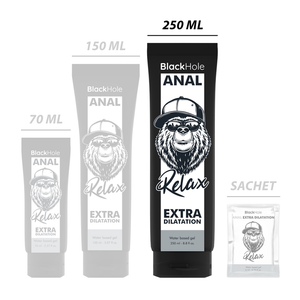 BLACK HOLE - WATER BASE GEL ANĀLĀ PLAŠINĀŠANA 250 ML