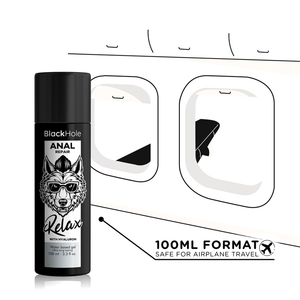BLACK HOLE - ANAL REPAIR WATER BASED RELAX WITH HYALURON 100 ML BLACK HOLE