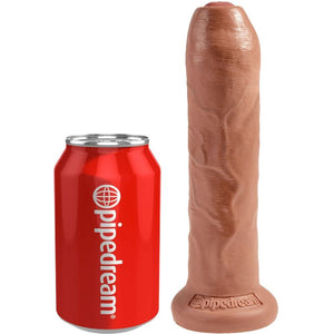 KING COCK - UNCUT REALISTIC PENIS 17.8 CM CARAMEL KING COCK