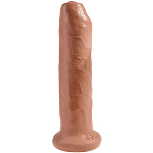 KING COCK - UNCUT REALISTIC PENIS 17.8 CM CARAMEL KING COCK