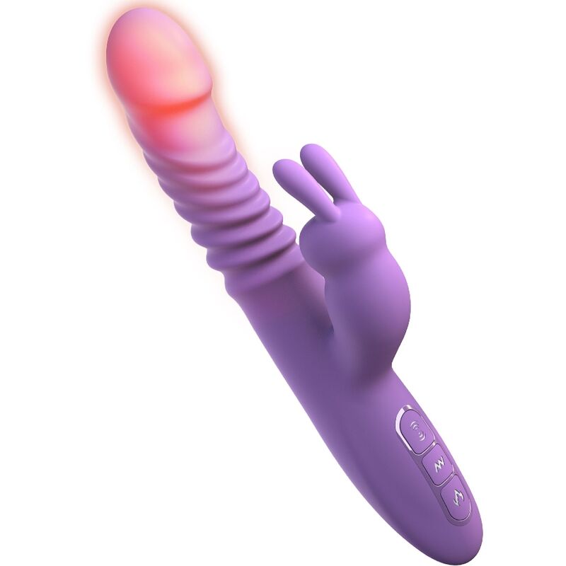 FANTASY FOR HER - RABBIT CLITORIS STIMULATOR WITH HEAT OSCILLATION AND VIBRATION FUNCTION VIOLET FANTASY FOR HER