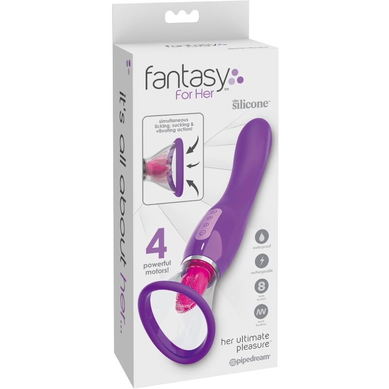 FANTASY FOR HER - CLITORIS SUCKER STIMULATING TONGUE VIOLET FANTASY FOR HER