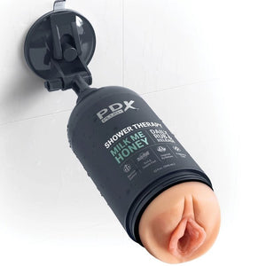 PDX PLUS — STROKER MASTURBATOR DISKRĒTS MILK ME HONEY ŠAMPŪNA PUDELES DIZAINS