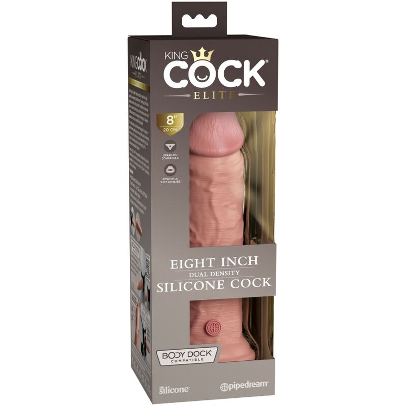 KING COCK - ELITE REALISTIC SILICONE DILDO 20.3 CM KING COCK