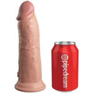 KING COCK - ELITE REALISTIC DILDO VIBRATING & SILICONE 20.3 CM KING COCK