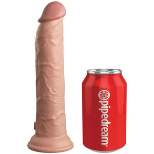 KING COCK - ELITE REALISTIC DILDO VIBRATOR & SILICONE REMOTE CONTROL 23 CM KING COCK