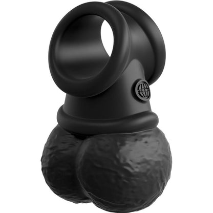 KING COCK - ELITE RING MIT VIBRIERENDEN HODEN AUS SILIKON KING COCK