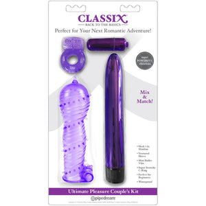 CLASSIX – KIT FÜR PAARE MIT RING, HÜLLE UND KUGELN LILA CLASSIX