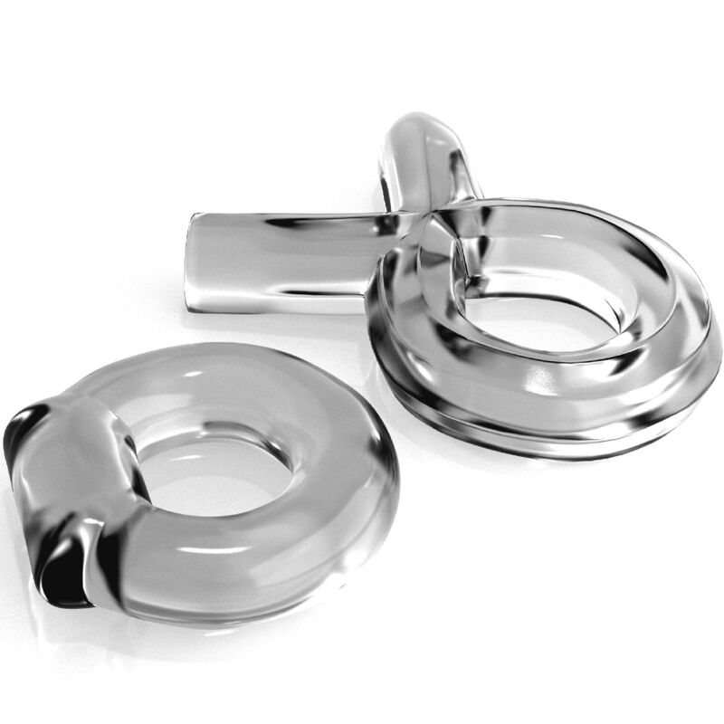 CLASSIX - SET FÜR PAARE 2 RINGE PENIS TRANSPARENT CLASSIX