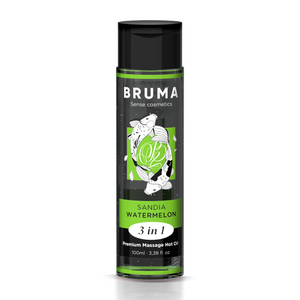 BRUMA Premium Watermelon Massage Hot Oil 3 in 1, 100ml bottle