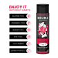 BRUMA Premium Strawberry Massage Oil 3 in 1 - Gluten-Free, Paraben-Free, Vegan, Ideal for Relaxing Warm Massages - 100ml