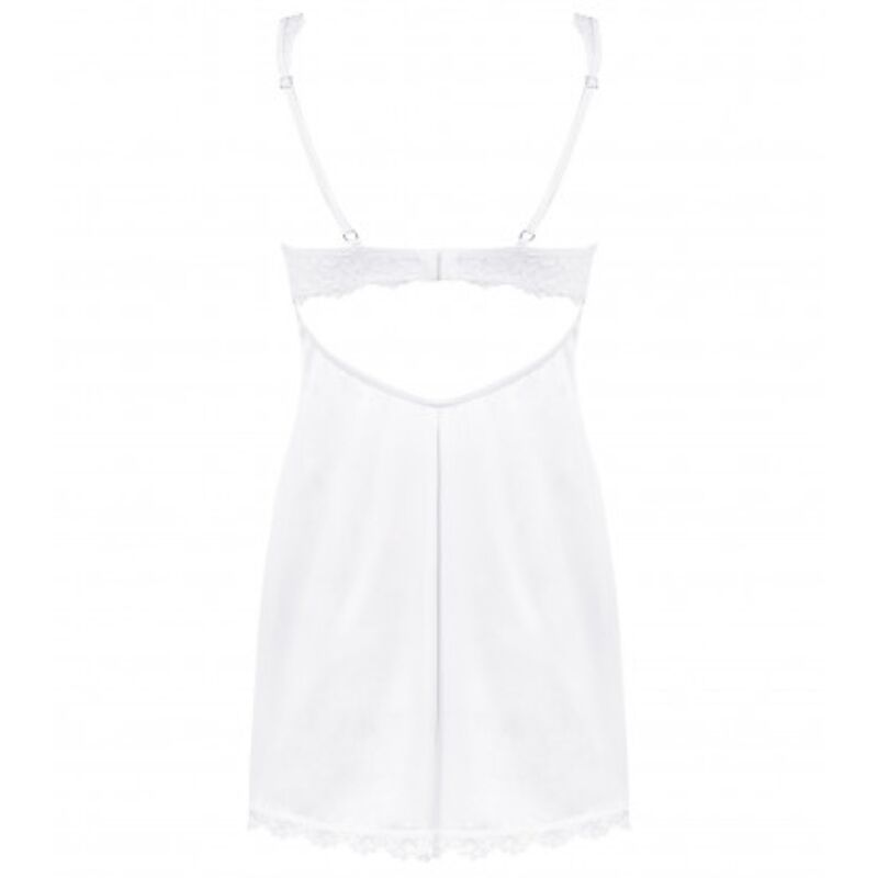 OBSESSIVE - CHEMISE AMOR BLANCO & STRING BLANC S/M OBSESSIVE CHEMISE